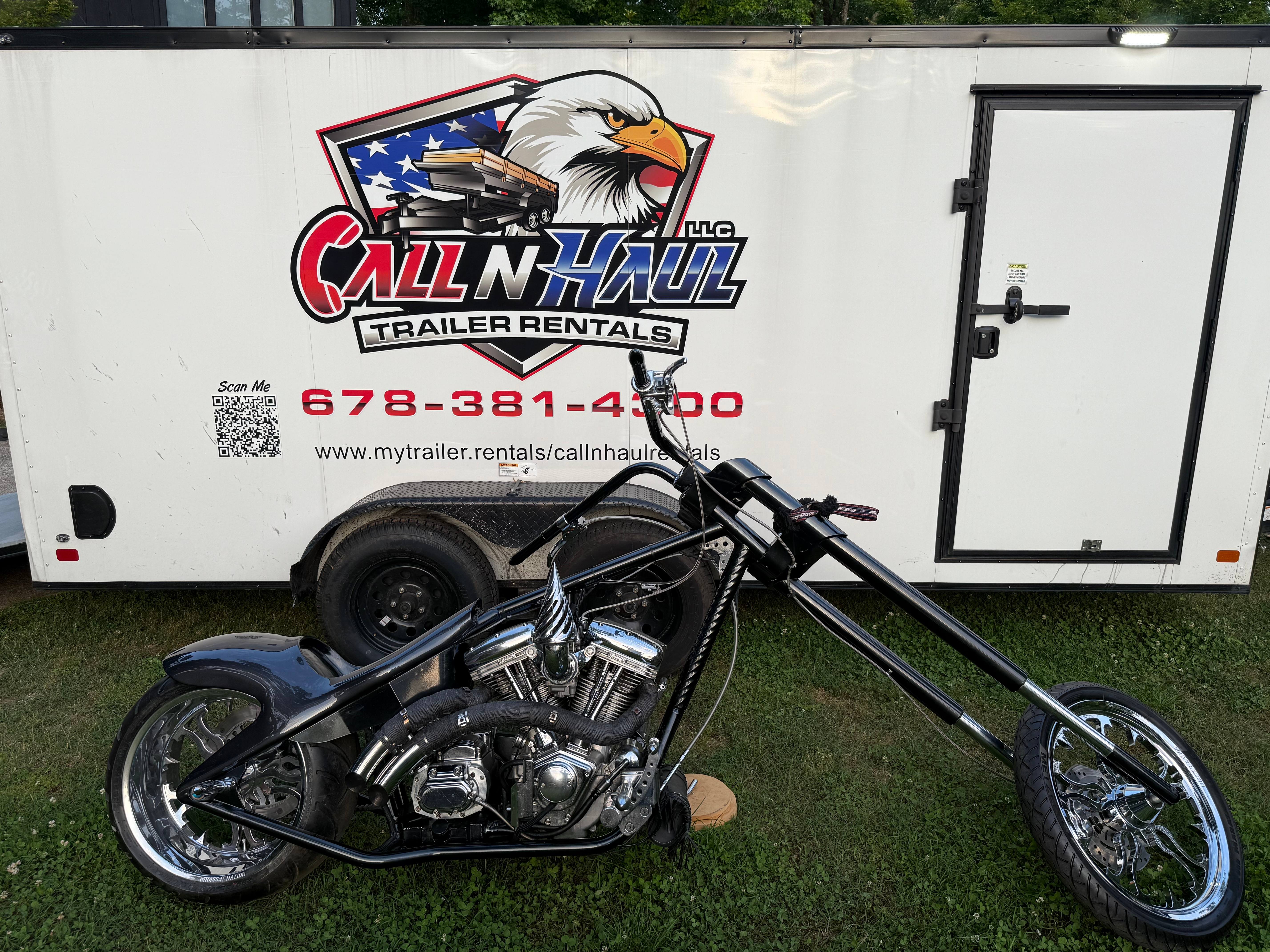 Aerial view of Call N Haul trailer rental facility in Cartersville, Georgia